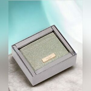 Kate Spade Seawater Boxed Glitter Wallet. Brand New In Box.